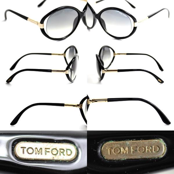 TOM FORD トムフォード サングラスSandrine バタフライ TF124-01B 60ロ 