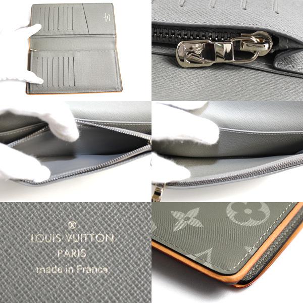 ルイヴィトン『モノグラム チタニウム ポルトフォイユ ブラザ』M63236