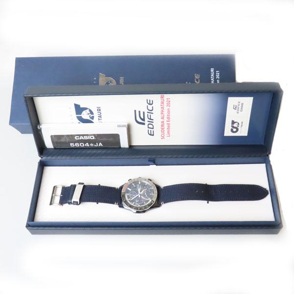 CASIO カシオ Scuderia AlphaTauri Limited Edition  腕時計 ソーラー エディフィス EQB-1000AT-1AJR メンズ 中古｜koera｜07