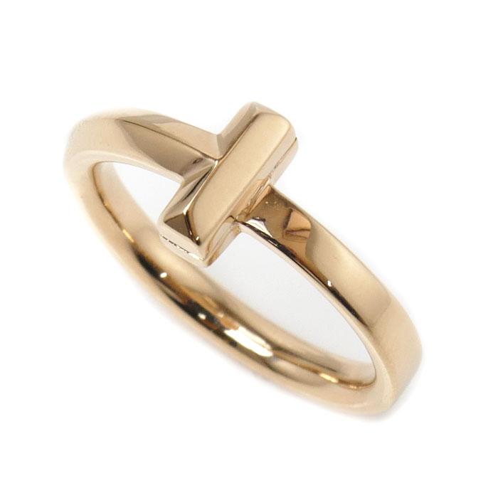 TIFFANY&Co. ティファニー K18PG ピンクゴールド T ワン リング・指輪