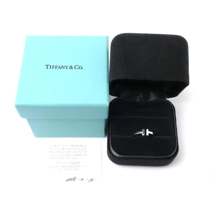 TIFFANY&Co.（ティファニー） K18WG ホワイトゴールド Tワイヤー