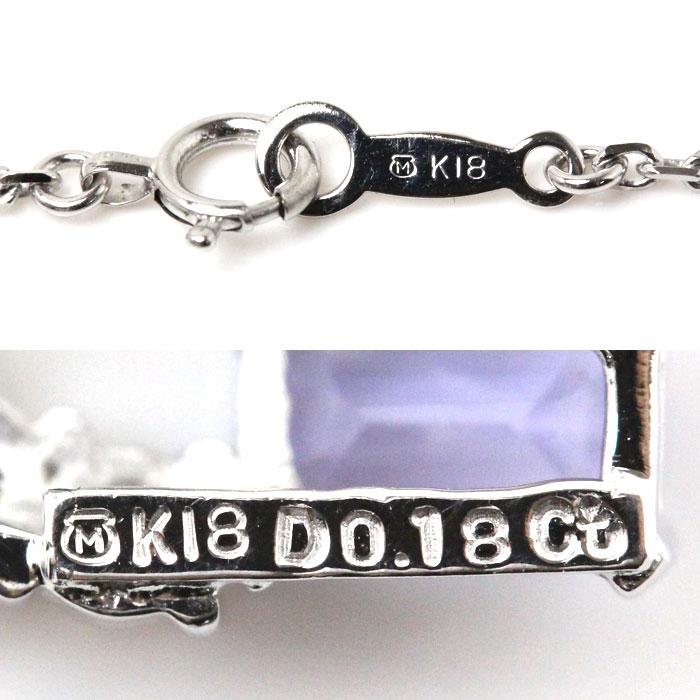 MIKIMOTO（ミキモト） K18WG ホワイトゴールド ネックレス