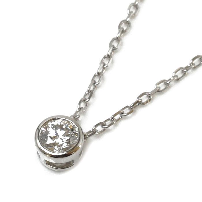 MIKIMOTO ミキモト K18WG ホワイトゴールド Pt950プラチナ ネックレス 