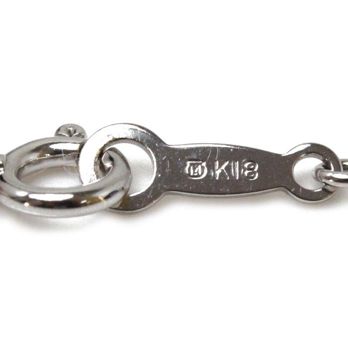MIKIMOTO ミキモト K18WG ホワイトゴールド Pt950プラチナ ネックレス 