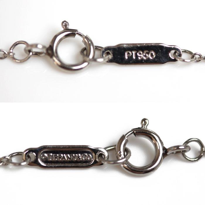 TIFFANY&Co.（ティファニー） Pt950プラチナ ソリティア ネックレス