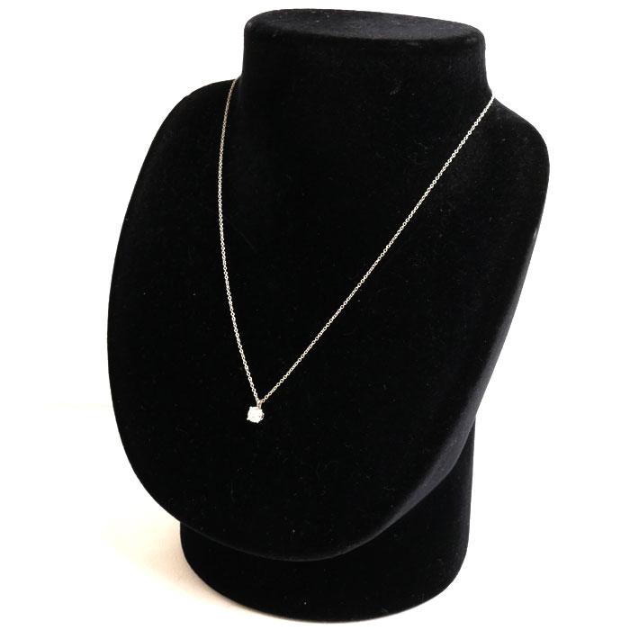 TIFFANY&Co.（ティファニー） Pt950プラチナ ソリティア ネックレス