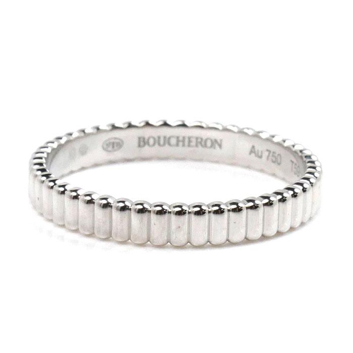 BOUCHERON（ブシュロン） K18WG キャトル グログラン リング スモール