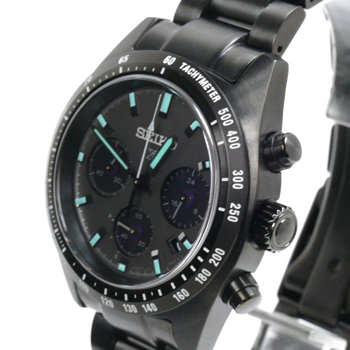 【新品】SEIKOブラック腕時計ソーラー駆動、美品 SEIKO（セイコー） プロスペックス SPEEDTIMER クロノグラフ 腕時計