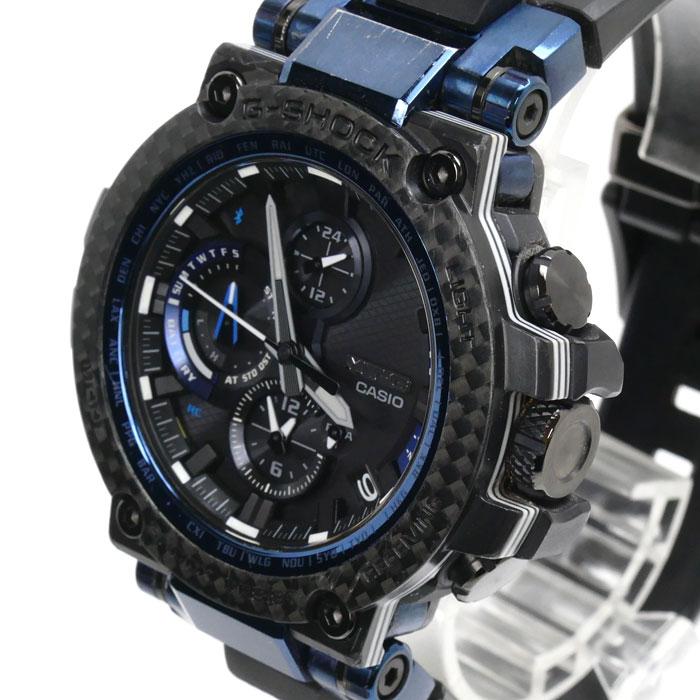 CASIO（カシオ） G-SHOCK 電波 腕時計 ソーラー ブラック ブルー MTG
