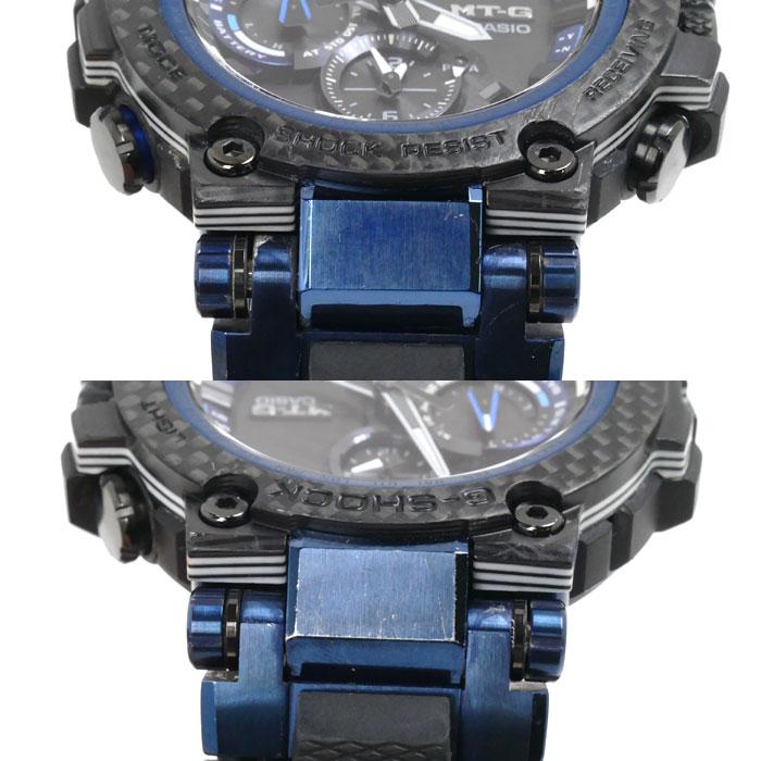 CASIO（カシオ） G-SHOCK 電波 腕時計 ソーラー ブラック ブルー MTG