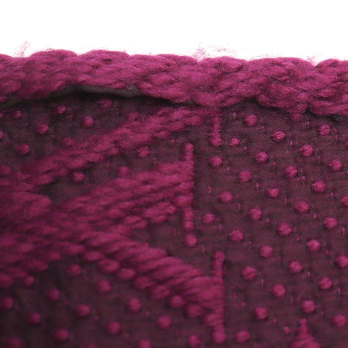 ルイヴィトン エシャルプロゴマニア マフラー レッドパープル 赤紫色