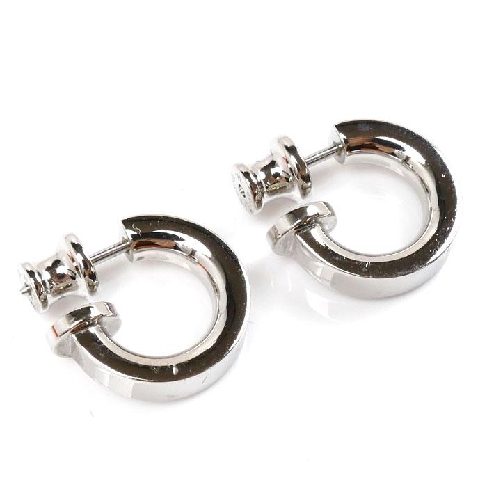 ✨️HERMES　earring✨️エルメスピアス エルメス　オーケリー 片耳 HERMES（エルメス） ステンレス レザー オーケリー ピアス エトープ