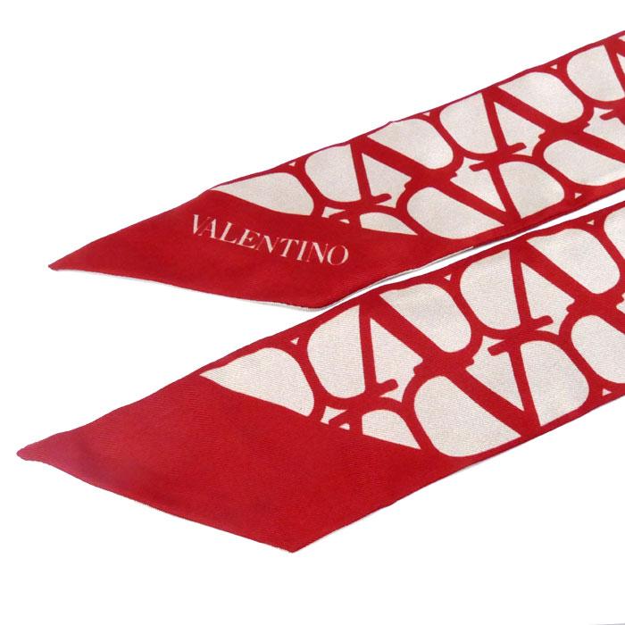 VALENTINO（ヴァレンティノ） リボンスカーフ スカーフ レッド