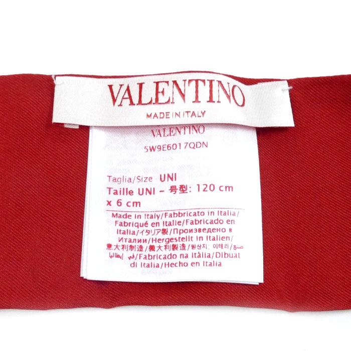 VALENTINO（ヴァレンティノ） リボンスカーフ スカーフ レッド