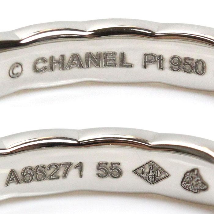 CHANEL シャネル Pt950プラチナ ココクラッシュ リング・指輪 CHANEL シャネル Pt950プラチナ ココクラッシュ リング・指輪