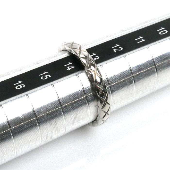 CHANEL シャネル Pt950プラチナ ココクラッシュ スモール リング CHANEL シャネル Pt950プラチナ ココクラッシュ スモール リング