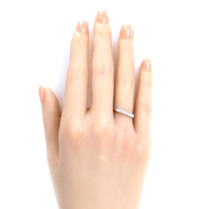 STAR JEWELRY スタージュエリー Pt950プラチナ 7Pダイヤ リング STAR JEWELRY スタージュエリー Pt950プラチナ 7Pダイヤ リング