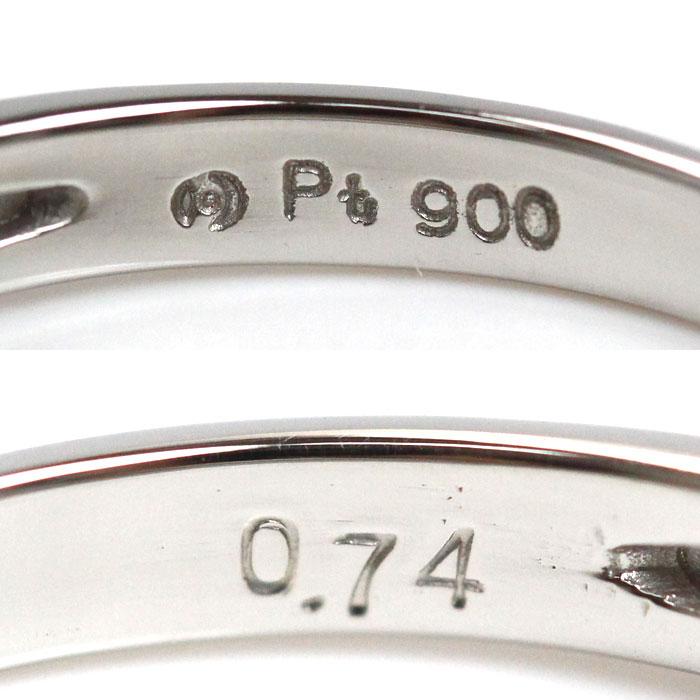 TASAKI タサキ Pt900プラチナ リング・指輪 ダイヤモンド0.74ct 10号