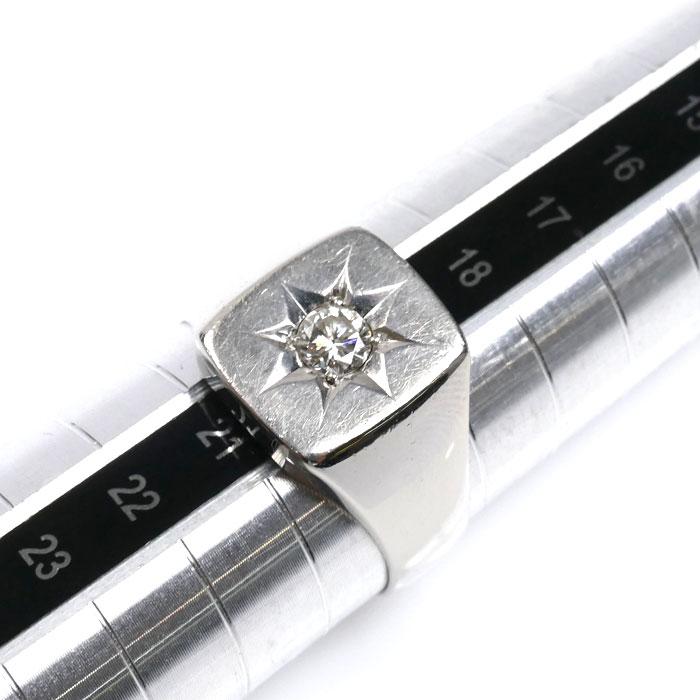 0.28カラットダイヤ　プラチナ850リング Pt850（プラチナ850） ダイヤモンド1.03ct付きリングの買取実績 | 買取