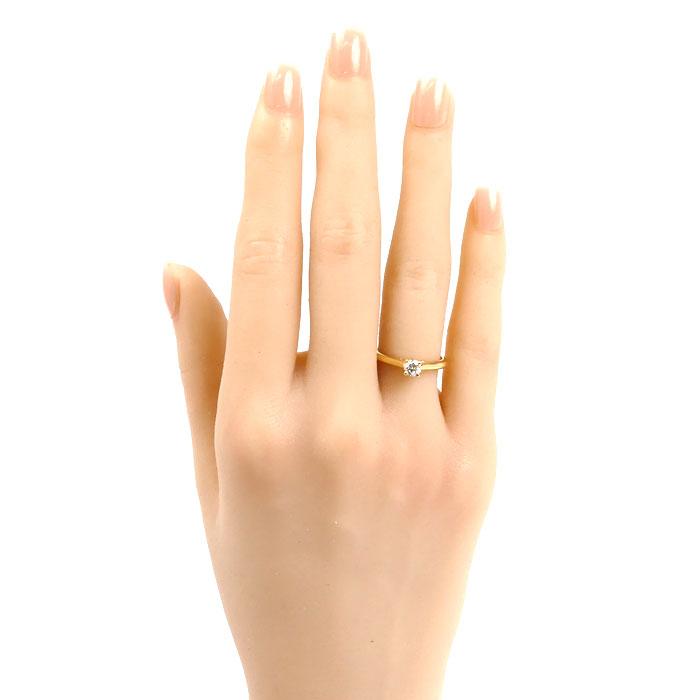 Cartier（カルティエ） K18YG イエローゴールド ソリテール リング 
