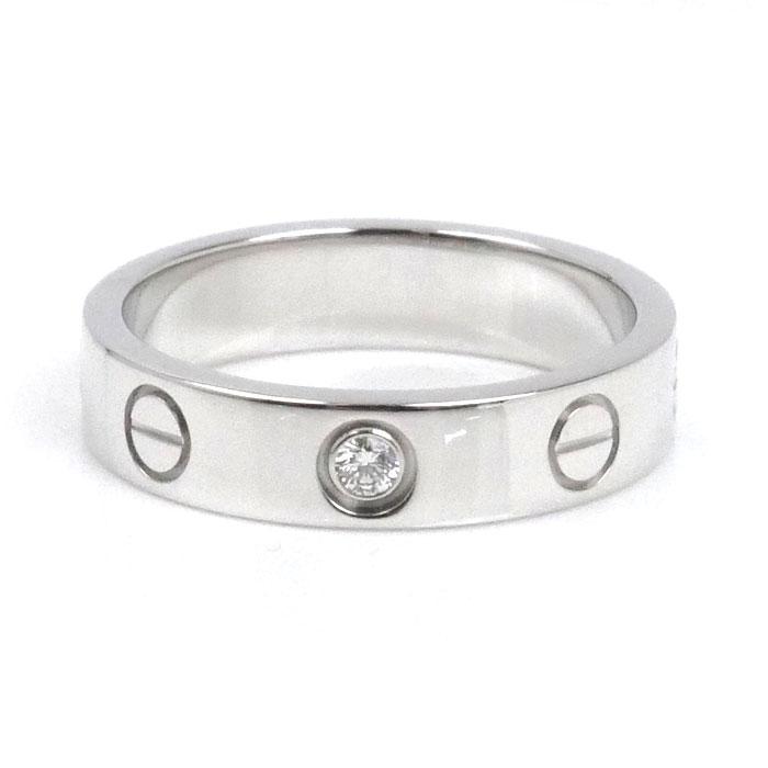 Cartier（カルティエ） K18WG ホワイトゴールド ミニラブ 1Pダイヤ