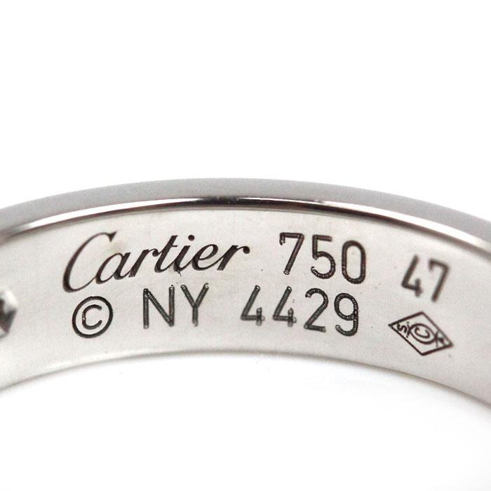 Cartier（カルティエ） K18WG ホワイトゴールド ミニラブ 1Pダイヤ