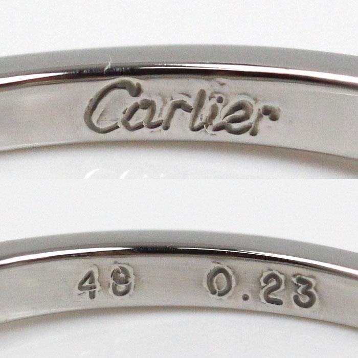 Cartier（カルティエ） Pt950プラチナ ソリテール リング・指輪