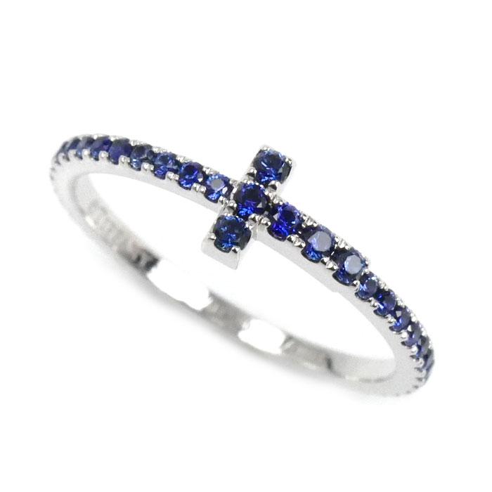 TIFFANY&Co.（ティファニー） K18WG ホワイトゴールド サファイア T