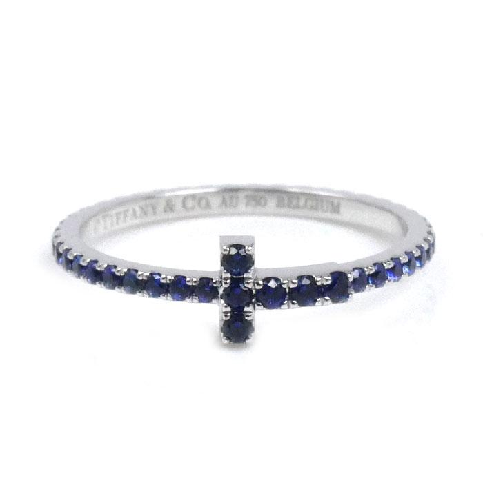 TIFFANY&Co.（ティファニー） K18WG ホワイトゴールド サファイア T