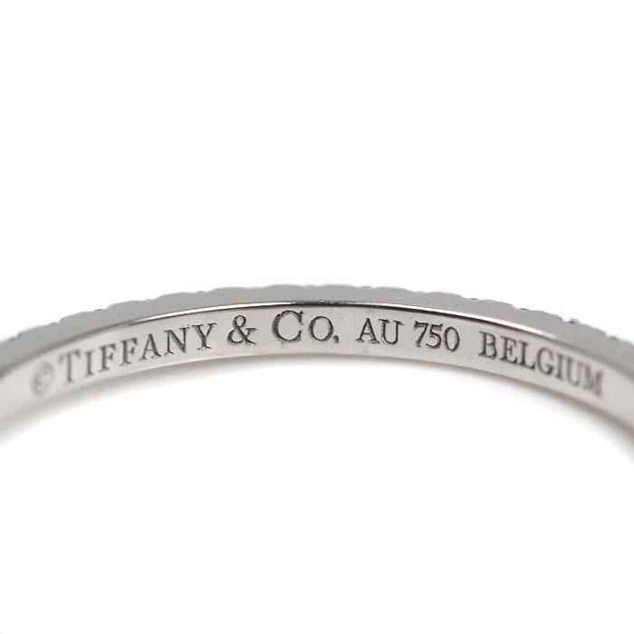 Tiffany & Co. ホワイトゴールドサファイア オープンリング TIFFANY&Co.（ティファニー） K18WG ホワイトゴールド サファイア T