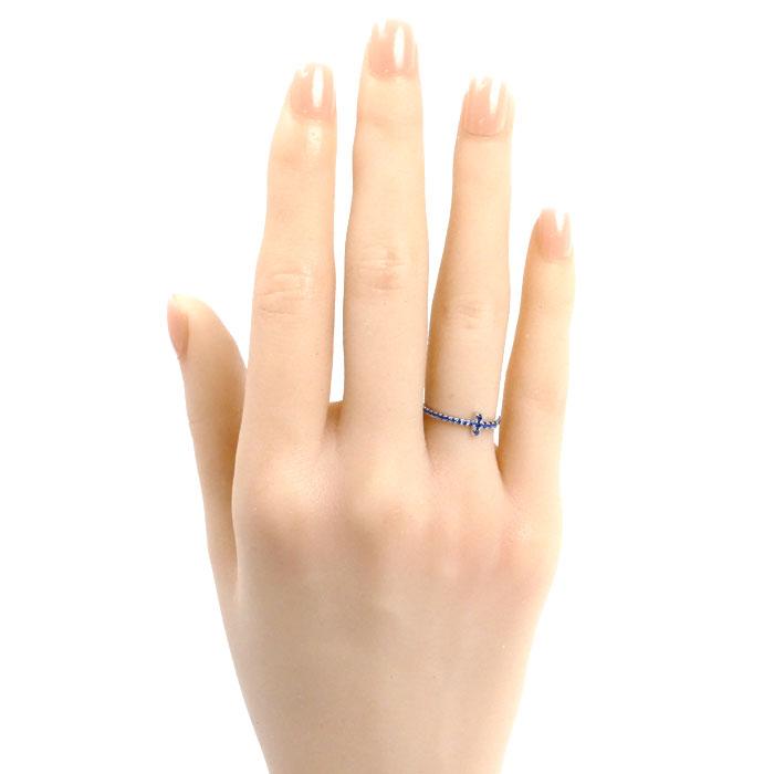 TIFFANY&Co.（ティファニー） K18WG ホワイトゴールド サファイア T