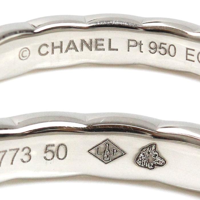 CHANEL（シャネル） Pt950プラチナ ココ クラッシュ スモール リング
