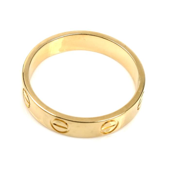 Cartier（カルティエ） K18YG イエローゴールド ミニラブ リング・指輪
