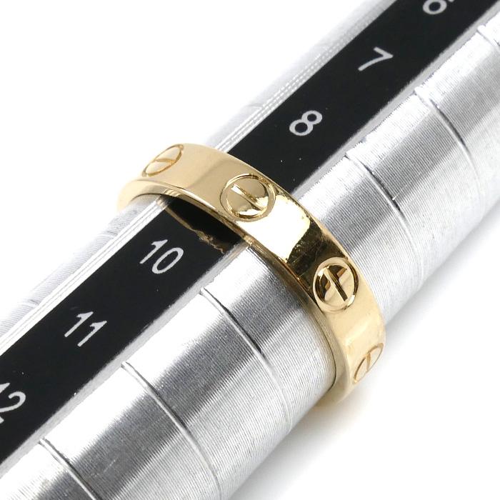 Cartier（カルティエ） K18YG イエローゴールド ミニラブ リング・指輪