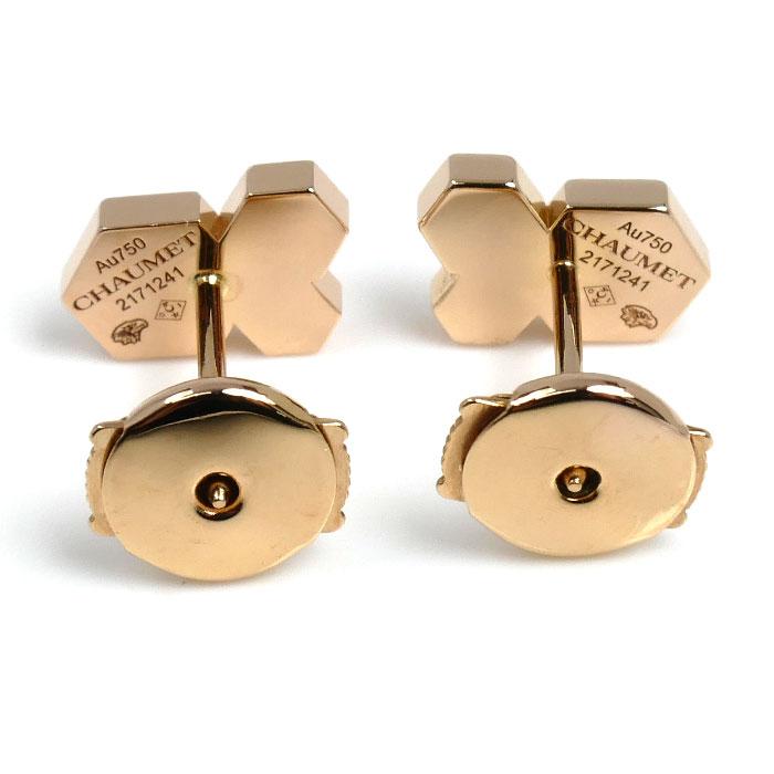 CHAUMET（ショーメ） K18PG ピンクゴールド ビー ドゥ ピアス 083985