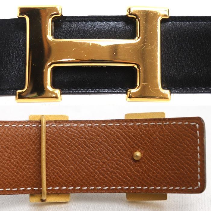 HERMES（エルメス） Hベルト ベルト ブラック 65 ○Z刻印 レディース