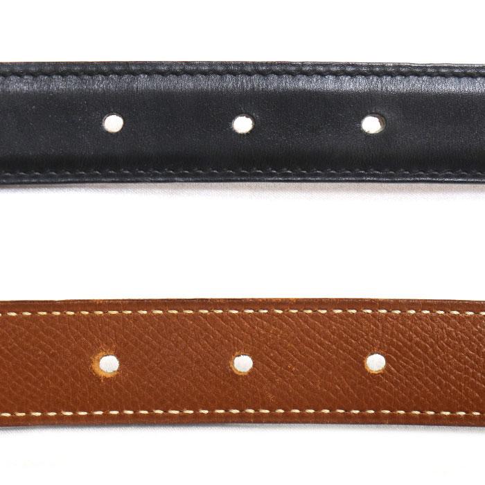 HERMES（エルメス） Hベルト ベルト ブラック 60 ○Y刻印 レディース