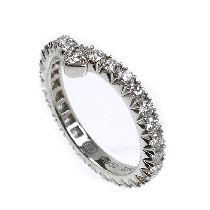 HARRY WINSTON ハリーウィンストン Pt950 リボン バンド リング・指輪