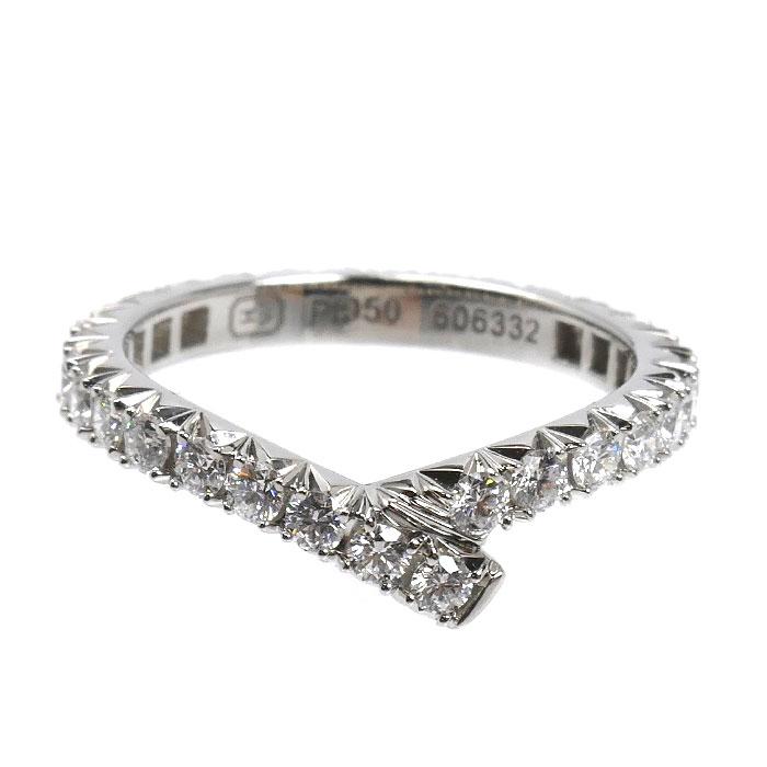 HARRY WINSTON ハリーウィンストン Pt950 リボン バンド リング・指輪