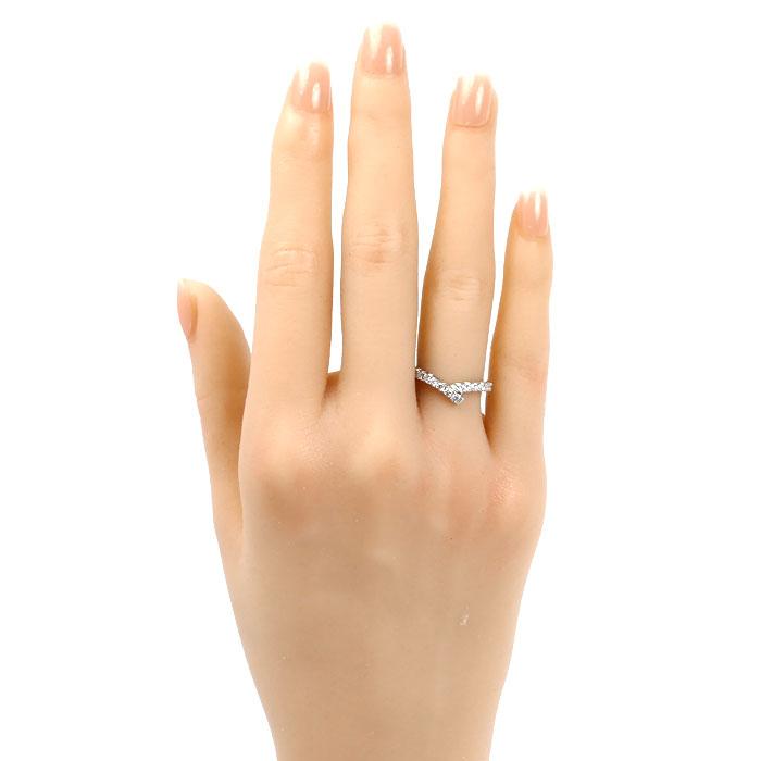 HARRY WINSTON ハリーウィンストン Pt950 リボン バンド リング・指輪