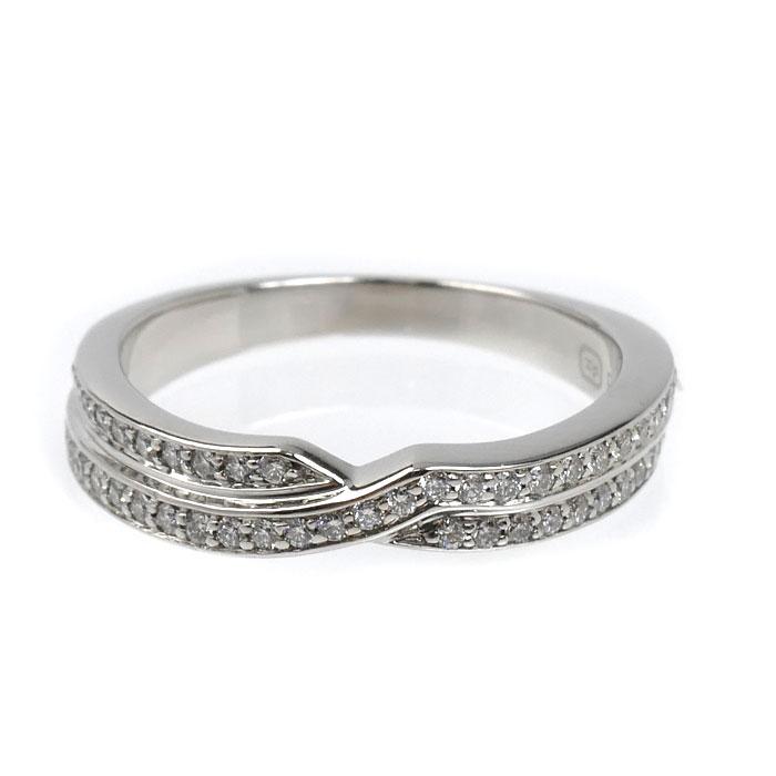 HARRY WINSTON ハリーウィンストン Pt950 トリスト ツーロウ バンド