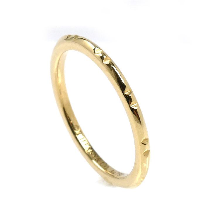 「定価26万」TIFFANY&Co. ティファニー トゥルー バンドリング18K TIFFANY&Co.（ティファニー） K18YG イエローゴールド Tトゥルー