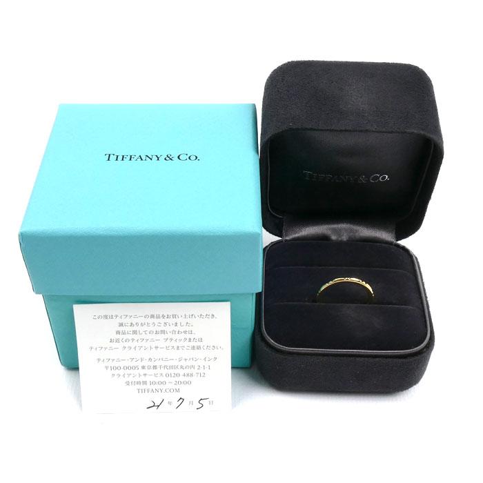 TIFFANY&Co.（ティファニー） K18YG イエローゴールド Tトゥルー
