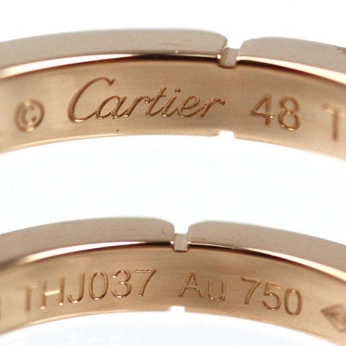 Cartier（カルティエ） K18PG マイヨン パンテール 4Pダイヤ リング