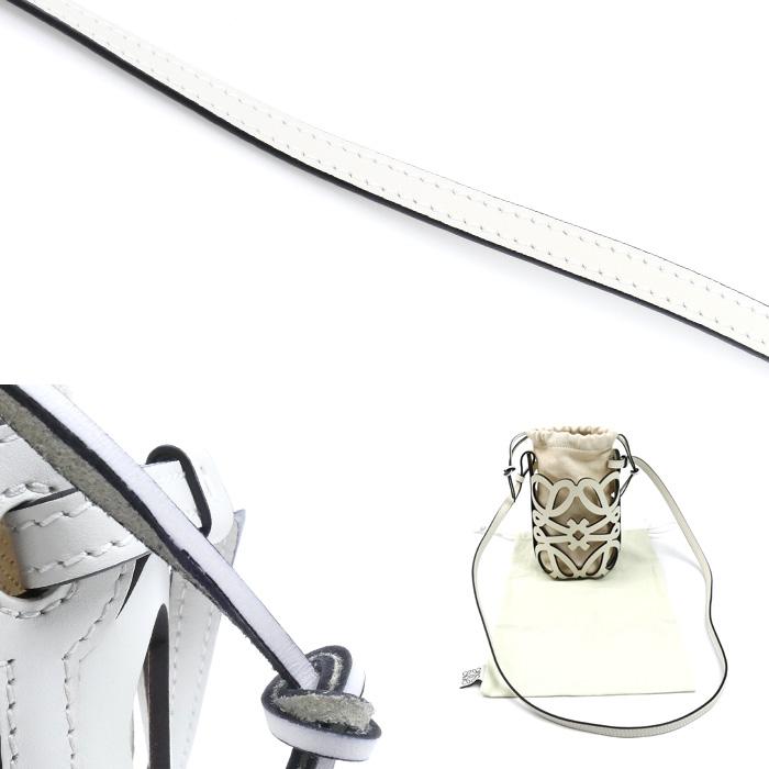 LOEWE（ロエベ） アナグラム カットアウト ポケット ショルダーバッグ
