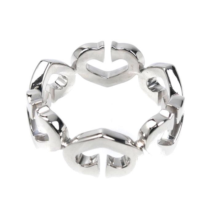 Cartier（カルティエ） K18WG ホワイトゴールド Cハート リング・指輪