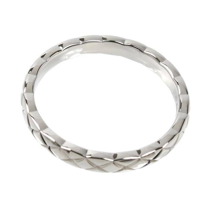 【美品】シャネル リング ココクラッシュ プラチナ 新品仕上げ 15号 CHANEL（シャネル） Pt950プラチナ ココクラッシュ リング・指輪 15号