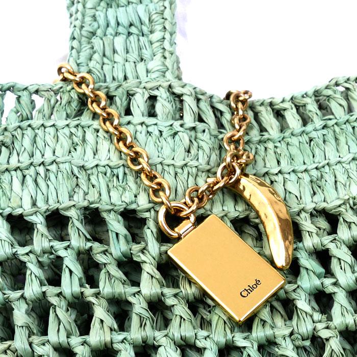 Chloe（クロエ） Summer Bananaトート トートバッグ Tea Leaf Green