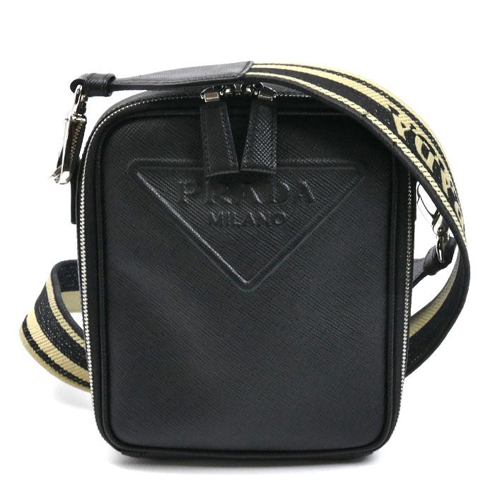 PRADA プラダ ショルダーバッグ ブラック 2VH154_2FAD_F0002 メンズ【中古】 PRADA（プラダ） ショルダーバッグ ブラック 2VH154_2FAD_F0002 メンズ