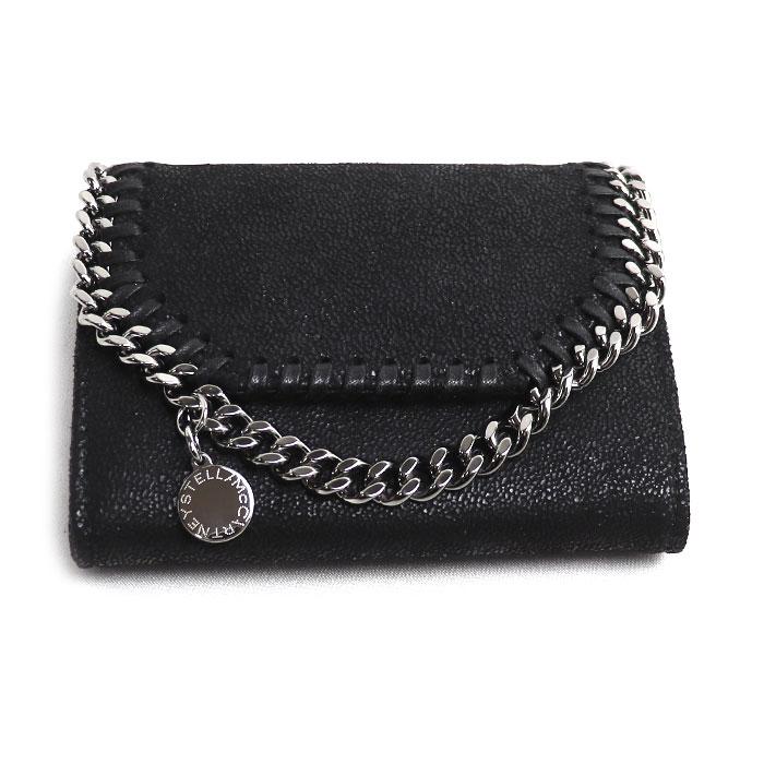 Stella McCartney ステラマッカートニー ファラベラ 二つ折り財布 ブラック 391836 W9132 1000 レディース【中古】【美品】 Stella McCartney ステラマッカートニー ファラベラ 二つ折り財布